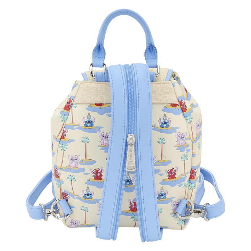 Mini sac à dos Loungefly Stitch, Angel et Leroy – Lilo & Stitch
