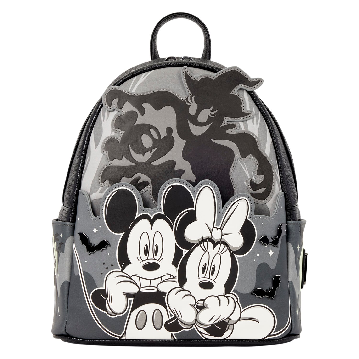 Mini sac à dos Loungefly Mickey et Minnie Fantômes lumineux