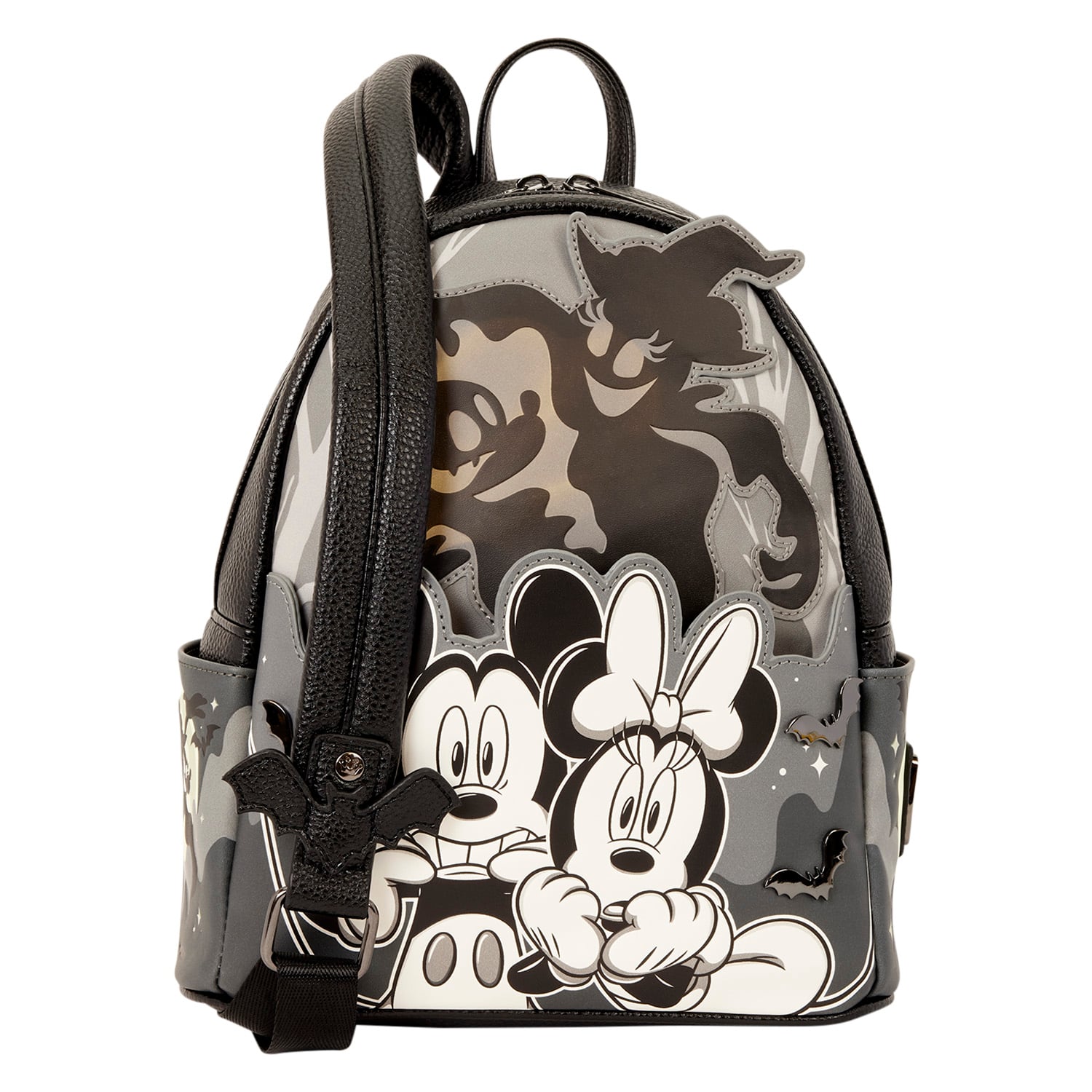 Mini sac à dos Loungefly Mickey et Minnie Fantômes lumineux