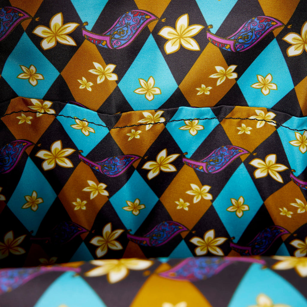 Mini sac à dos Loungefly Jasmine Glitter Cosplay – Aladdin