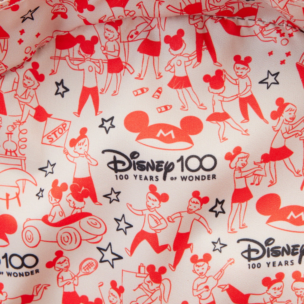 Sac bandoulière Loungefly Mickey Mouseketeers avec porte-oreilles