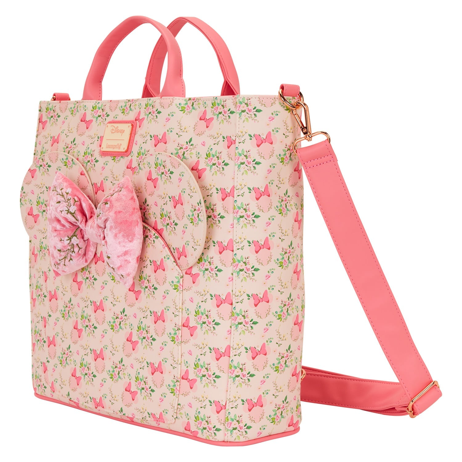Sac convertible Loungefly Minnie Mouse Floral – sac à dos et cabas