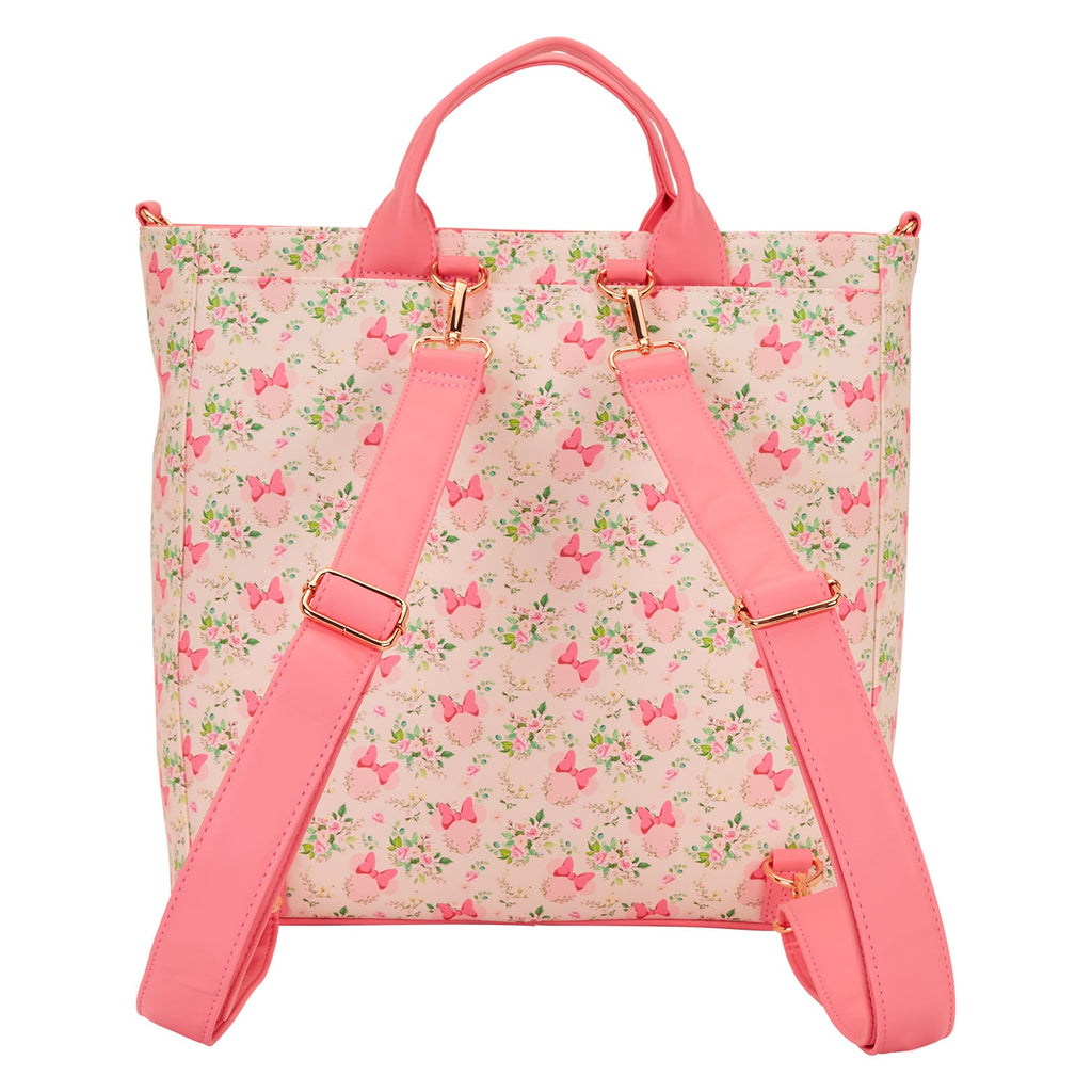 Sac convertible Loungefly Minnie Mouse Floral – sac à dos et cabas