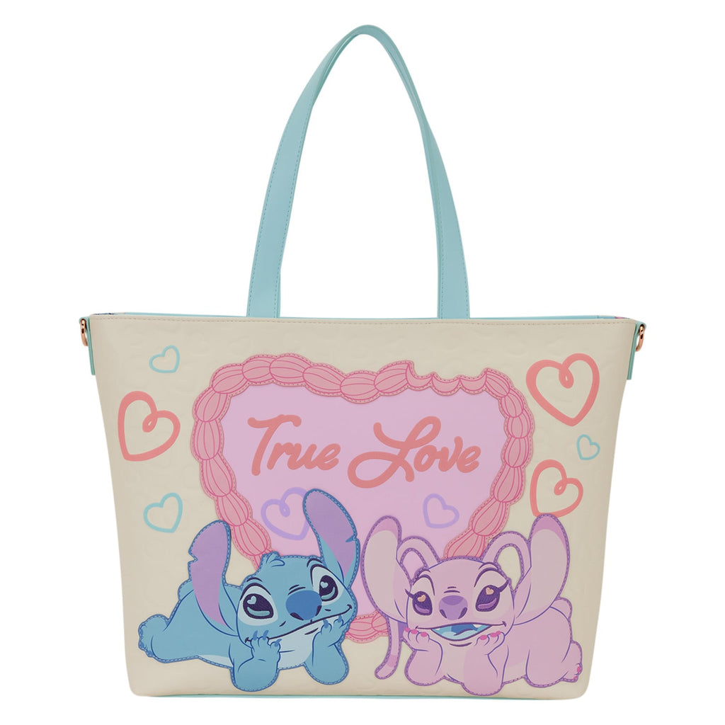 Sac cabas Loungefly Stitch et Angel True Love