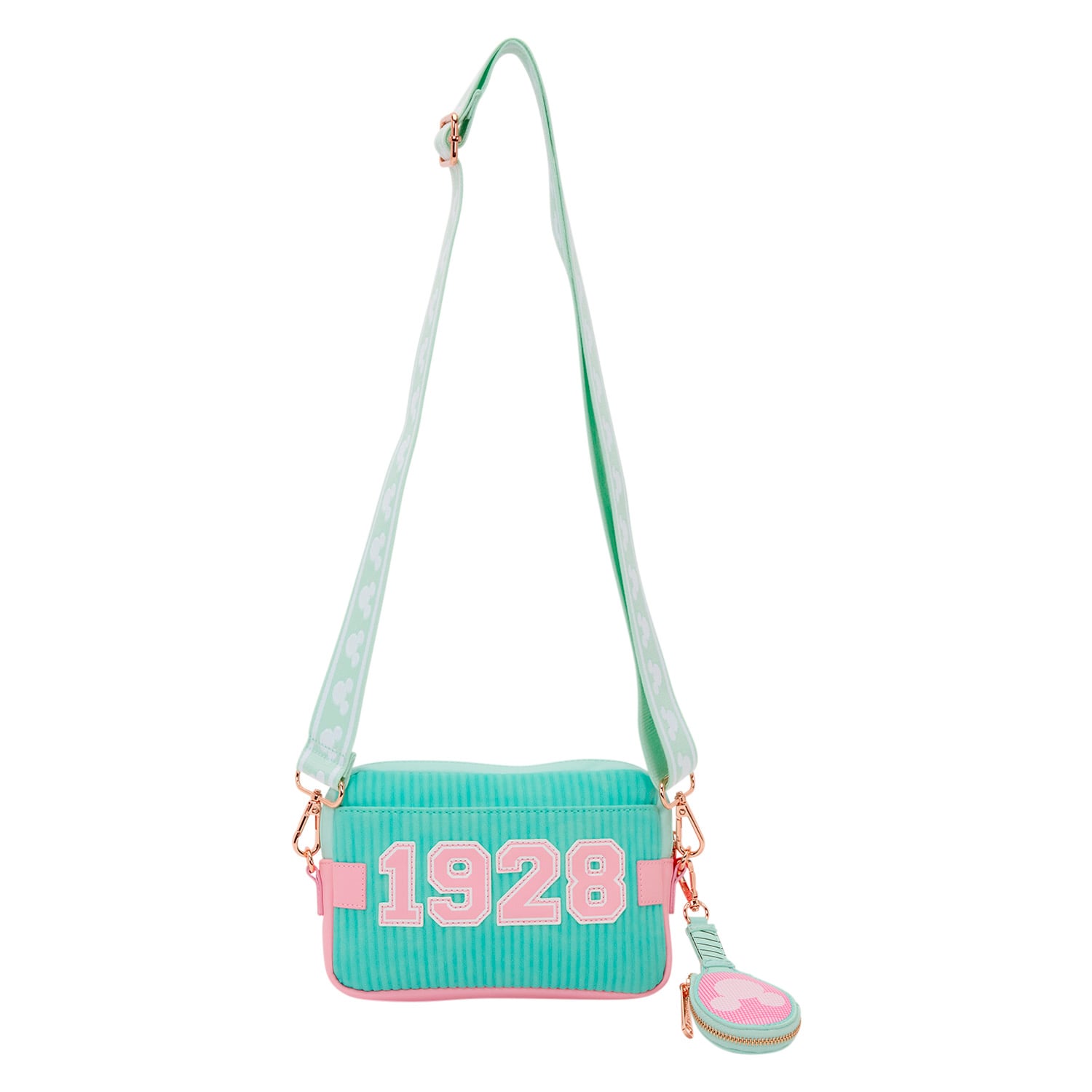Sac sling Loungefly Mickey et ses amis Tennis avec porte-monnaie