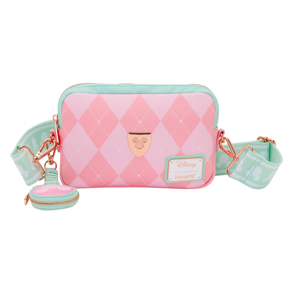 Sac sling Loungefly Mickey et ses amis Tennis avec porte-monnaie