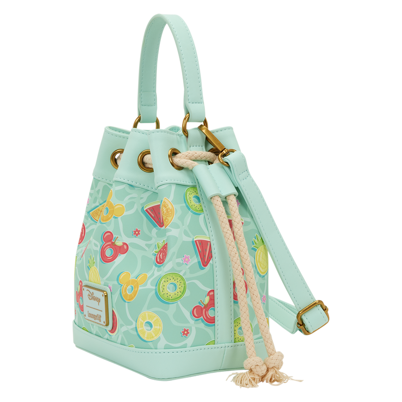 Sac seau bandoulière Loungefly Mickey et Minnie Beach Fun