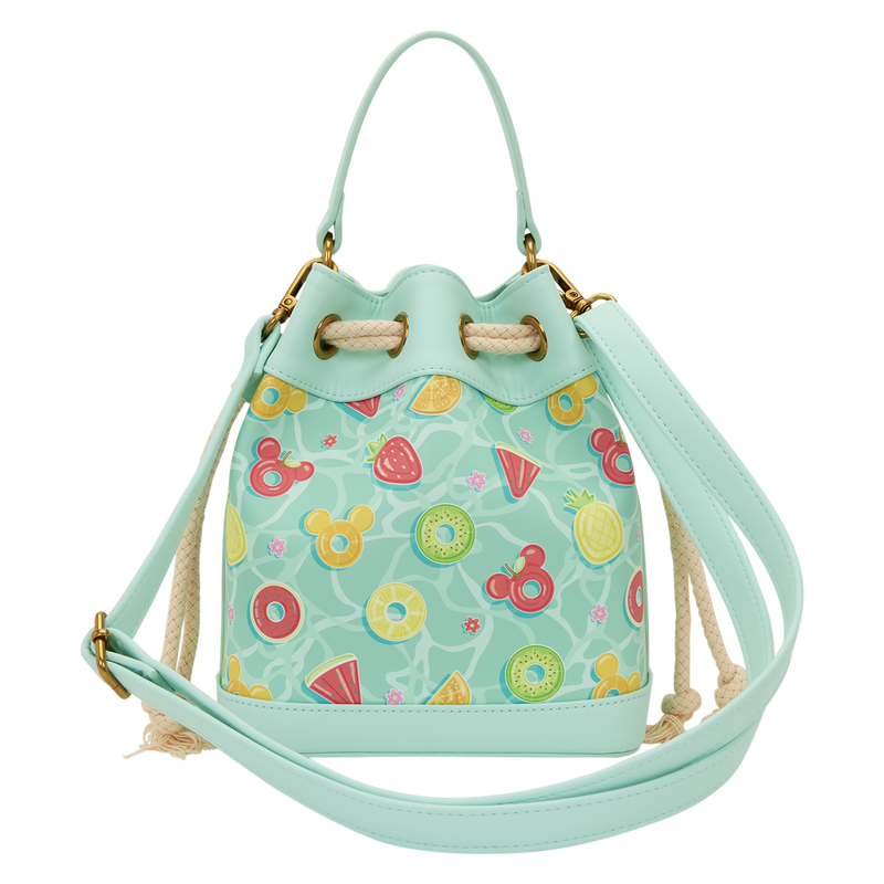 Sac seau bandoulière Loungefly Mickey et Minnie Beach Fun
