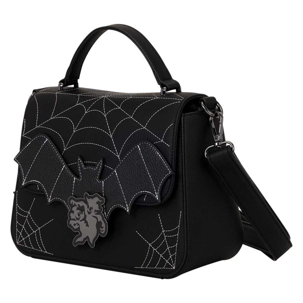 Sac bandoulière Loungefly Mickey et Minnie Toiles d’araignée