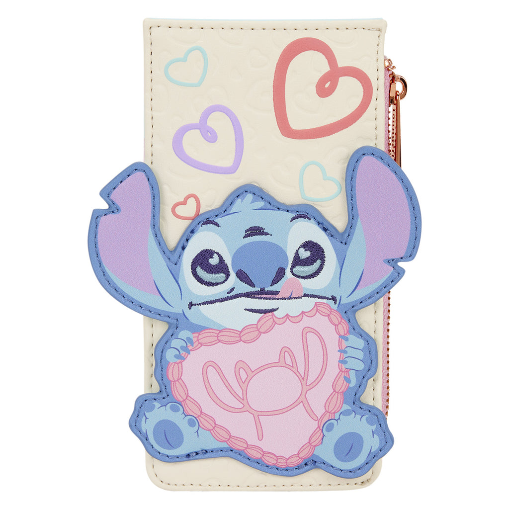 Grand porte-cartes Loungefly Stitch & Angel Be Mine – Lilo & Stitch