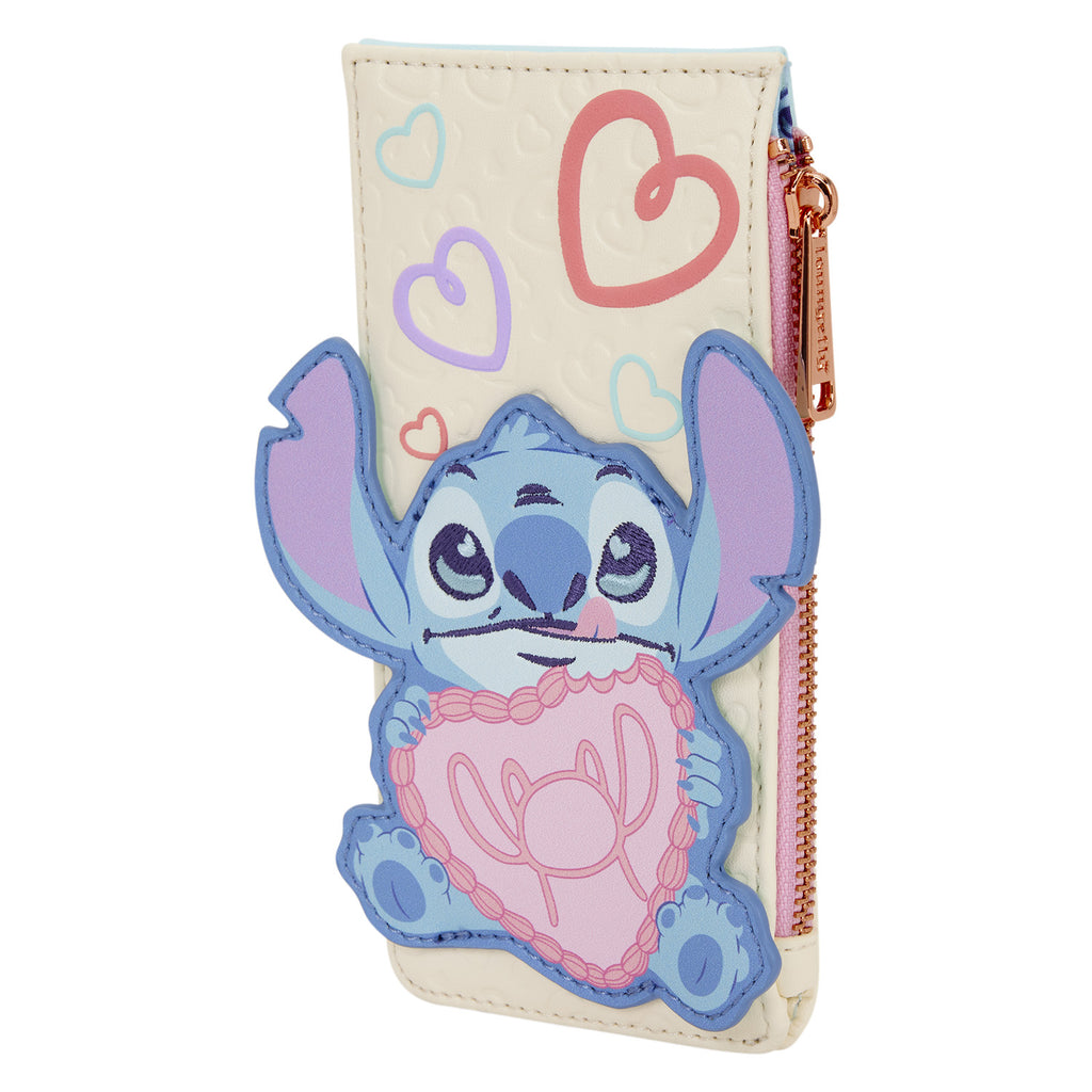 Grand porte-cartes Loungefly Stitch & Angel Be Mine – Lilo & Stitch
