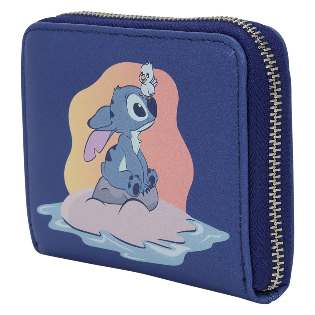 Portefeuille zippé Loungefly Stitch Animal Friends – Lilo & Stitch