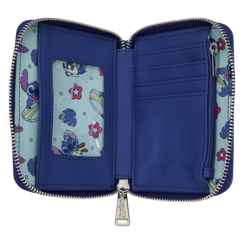 Portefeuille zippé Loungefly Stitch Animal Friends – Lilo & Stitch