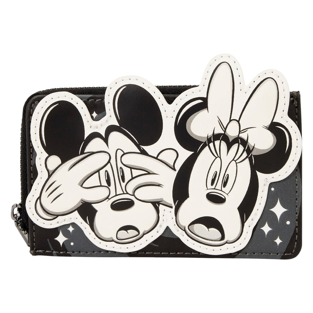 Porte-cartes zippé Loungefly Mickey et Minnie Fantômes – Disney