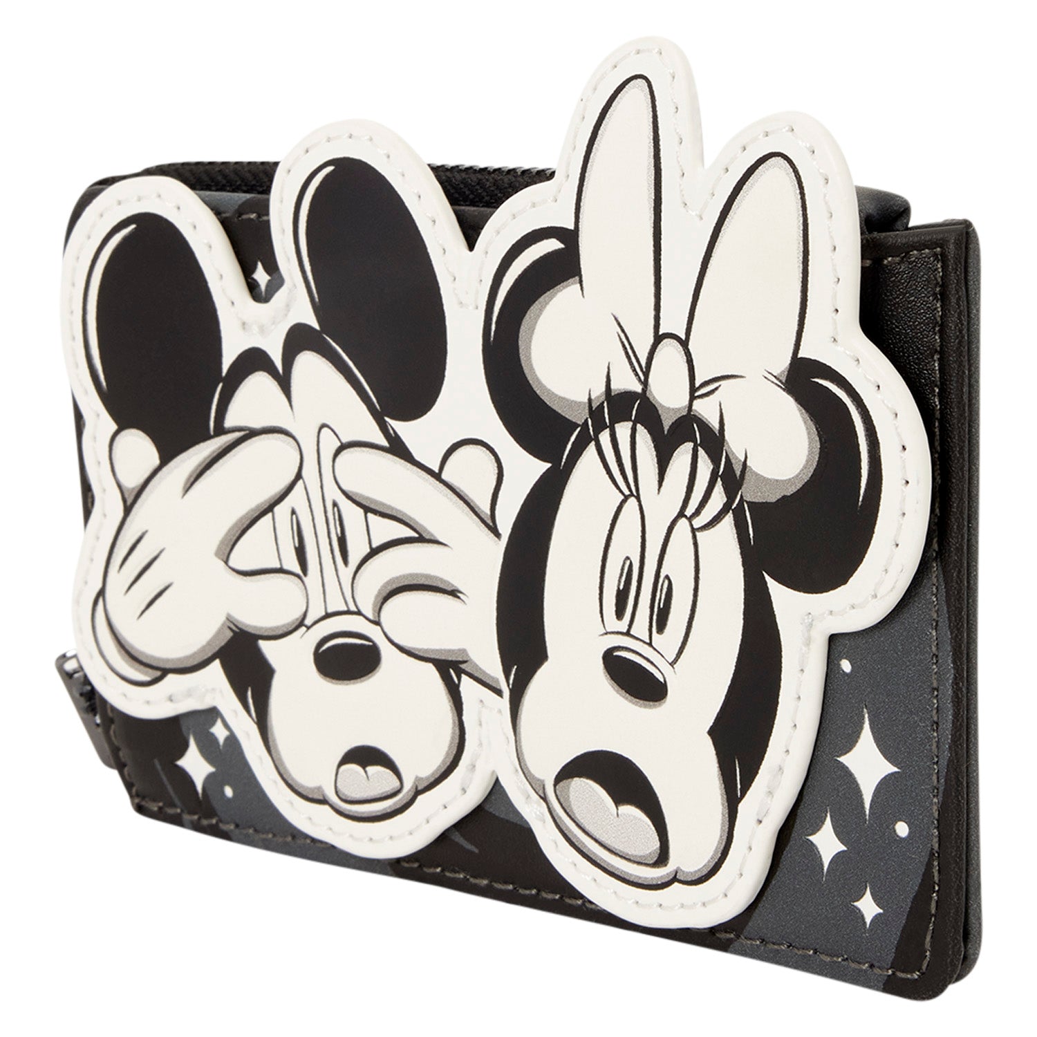 Porte-cartes zippé Loungefly Mickey et Minnie Fantômes – Disney