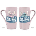 Mug latte Disney Stitch et Angel I’m Not a Morning Alien 470 ml