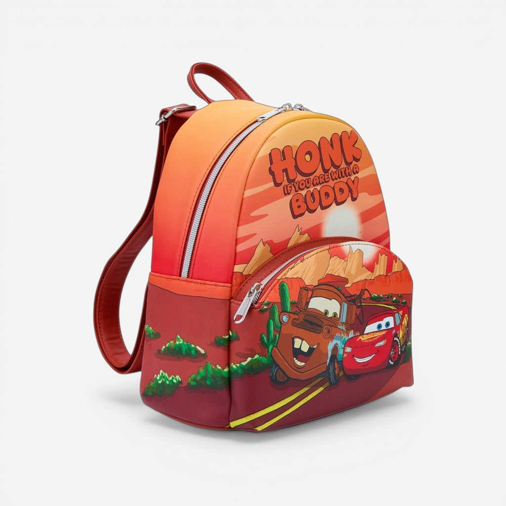 Loungefly Cars Mini-Rucksack – Lightning McQueen & Hook – US-Import