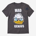 T-shirt Donald Duck Mad Genius gris anthracite – Disneyland Paris