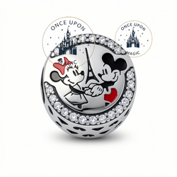 Charm Pandora Mickey Minnie Tour Eiffel – vue principale