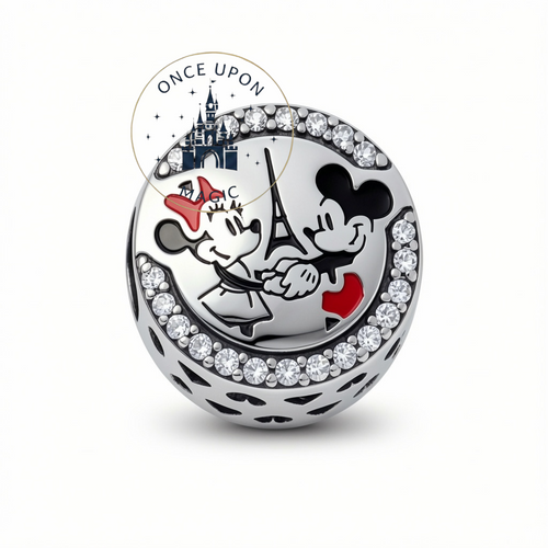 Charm Pandora Mickey Minnie Tour Eiffel – vue principale