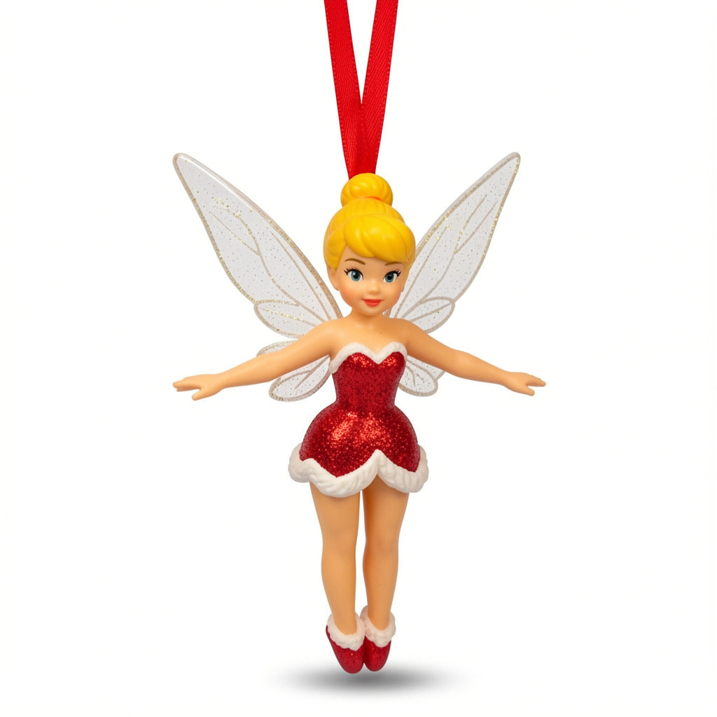 Ornement de Noël Clochette rouge ou vert – Disneyland Paris