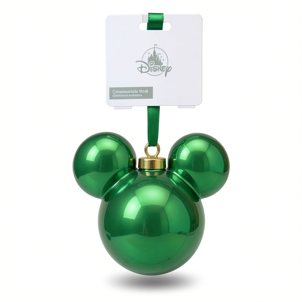 Boule de Noël Mickey Icon rouge – Disneyland Paris