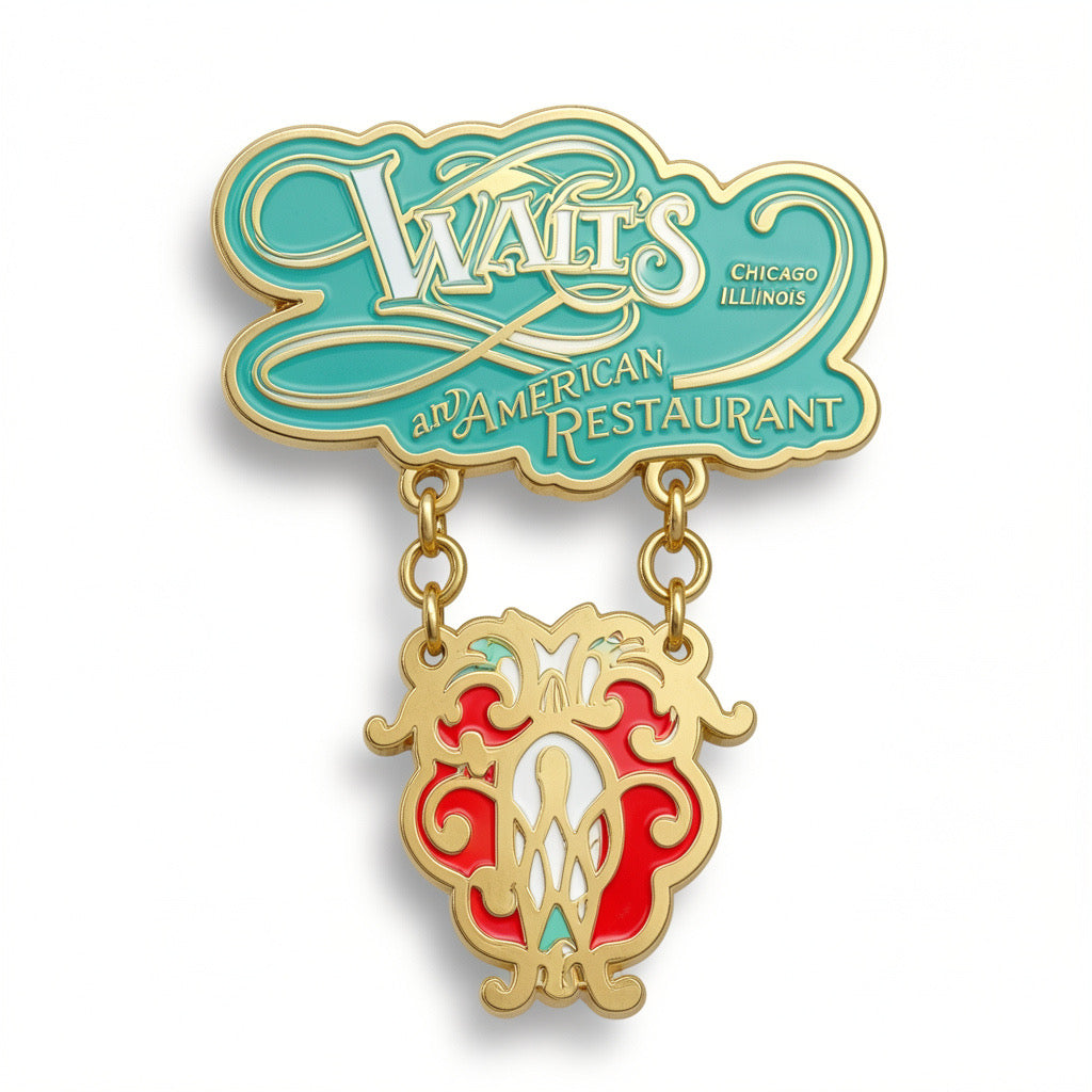 Pin's Collector Walt's – détail Disneyland Paris
