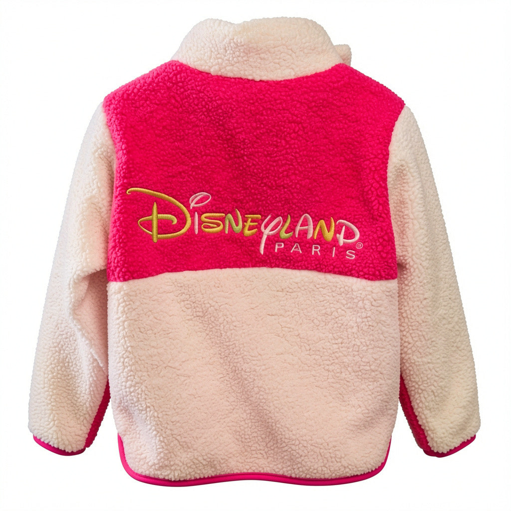 Polaire enfant Mickey rose et blanche – Disneyland Paris