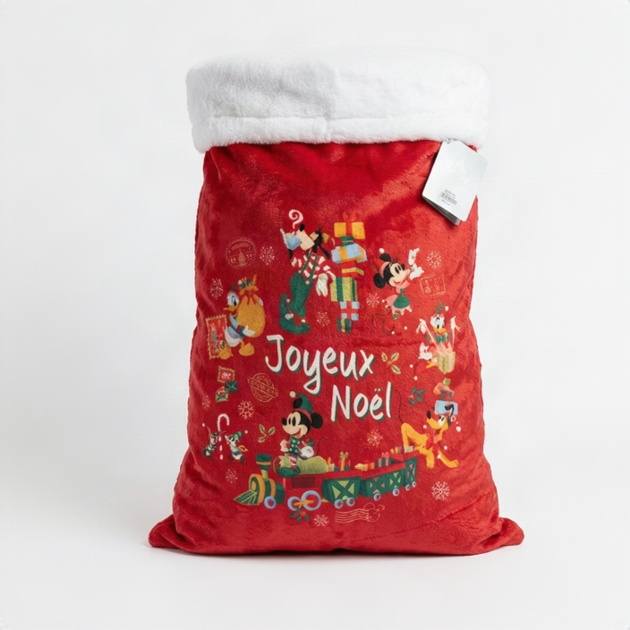 Sac de Noël XXL rouge Mickey et ses amis – Disneyland Paris