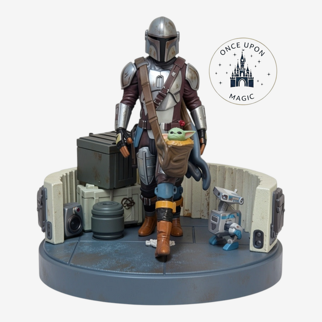 Figurine Mandalorien et Grogu - Disneyland Paris