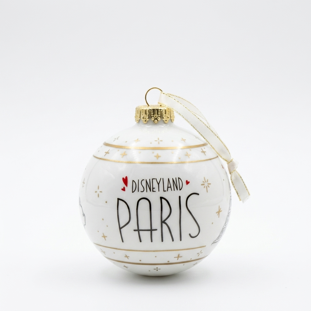 Ornement boule Tour Eiffel Paris – Disneyland Paris