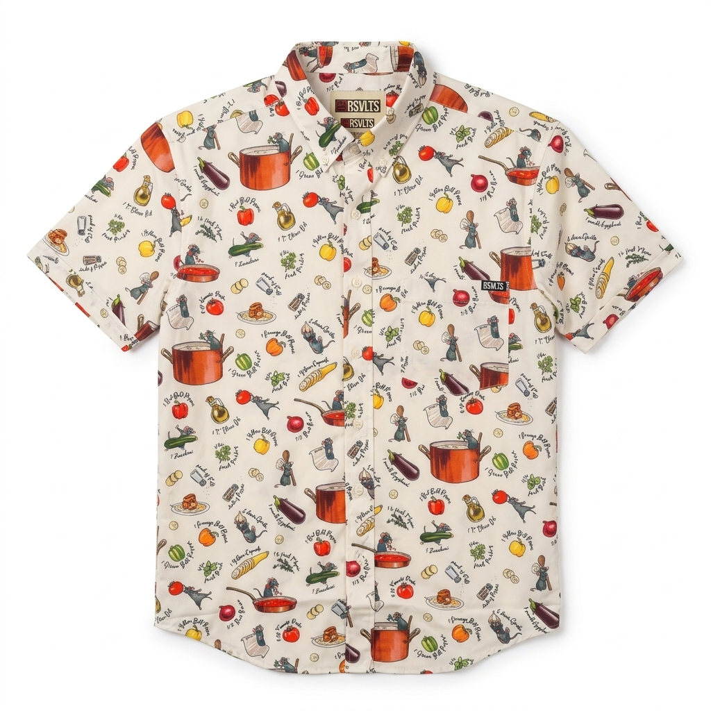 Chemise Ratatouille Rémy manches courtes Disneyland Paris