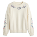 Pull brodé Frozen blanc Elsa & Anna – Disneyland Paris