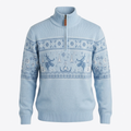 Pull World of Frozen bleu à col zippé – Disneyland Paris