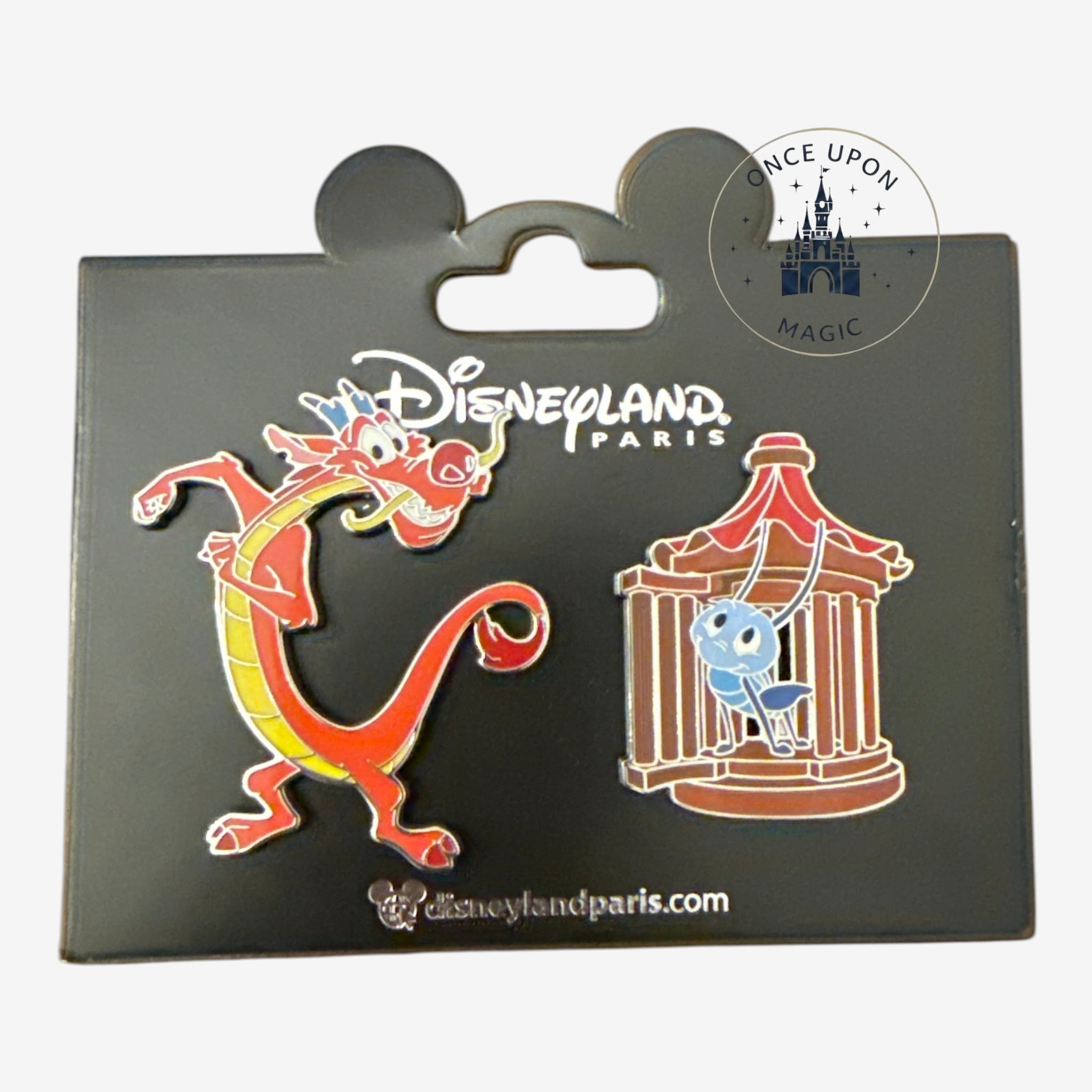 ムーシュー＆クリキー ムーラン ピンバッジ | Disneyland Paris – Once