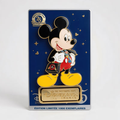 Pin Mickey – 25e anniversaire du Pin Trading – Édition limitée 1000 ex. – Disneyland Paris