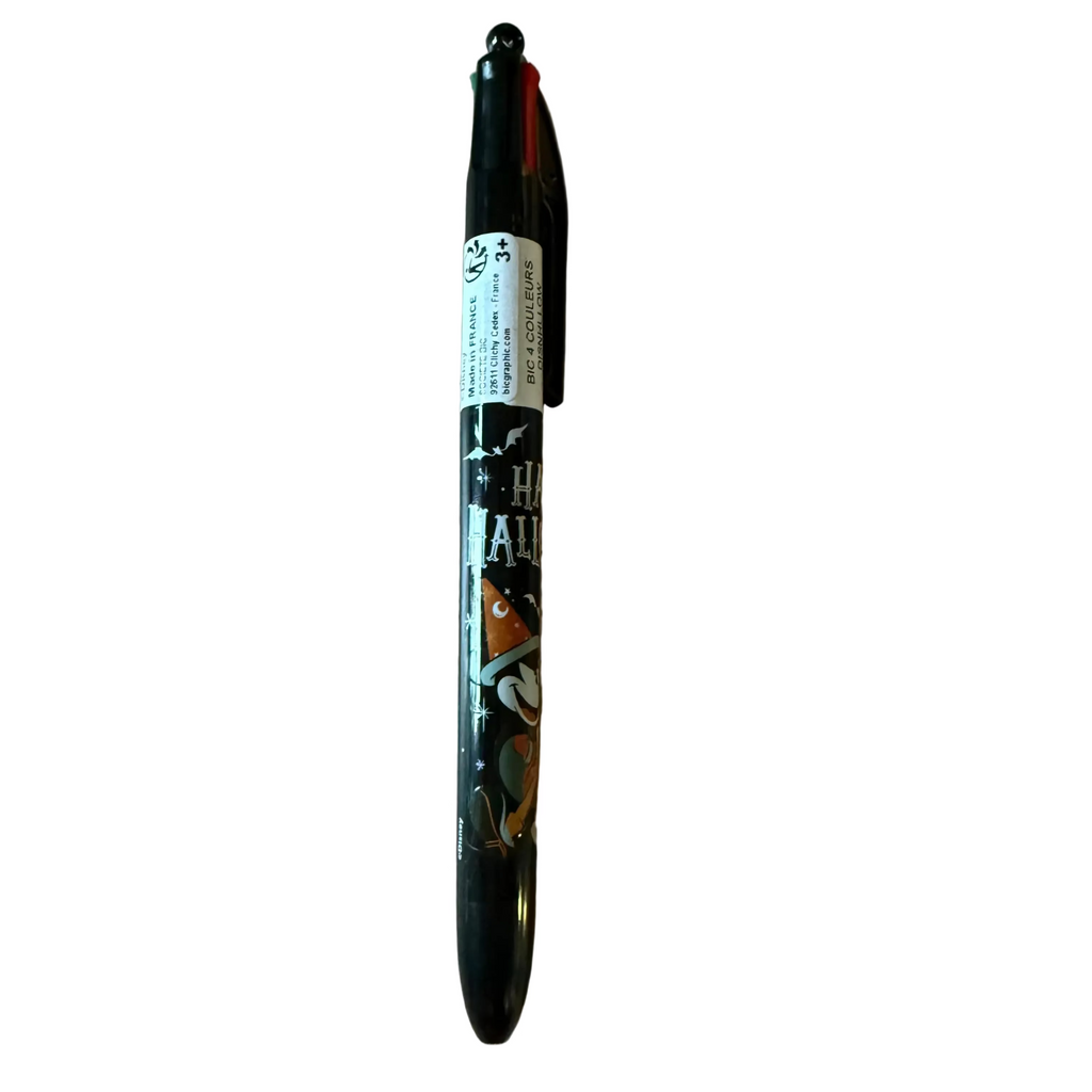 Stylo BIC 4 couleurs Halloween Disney – vue de face