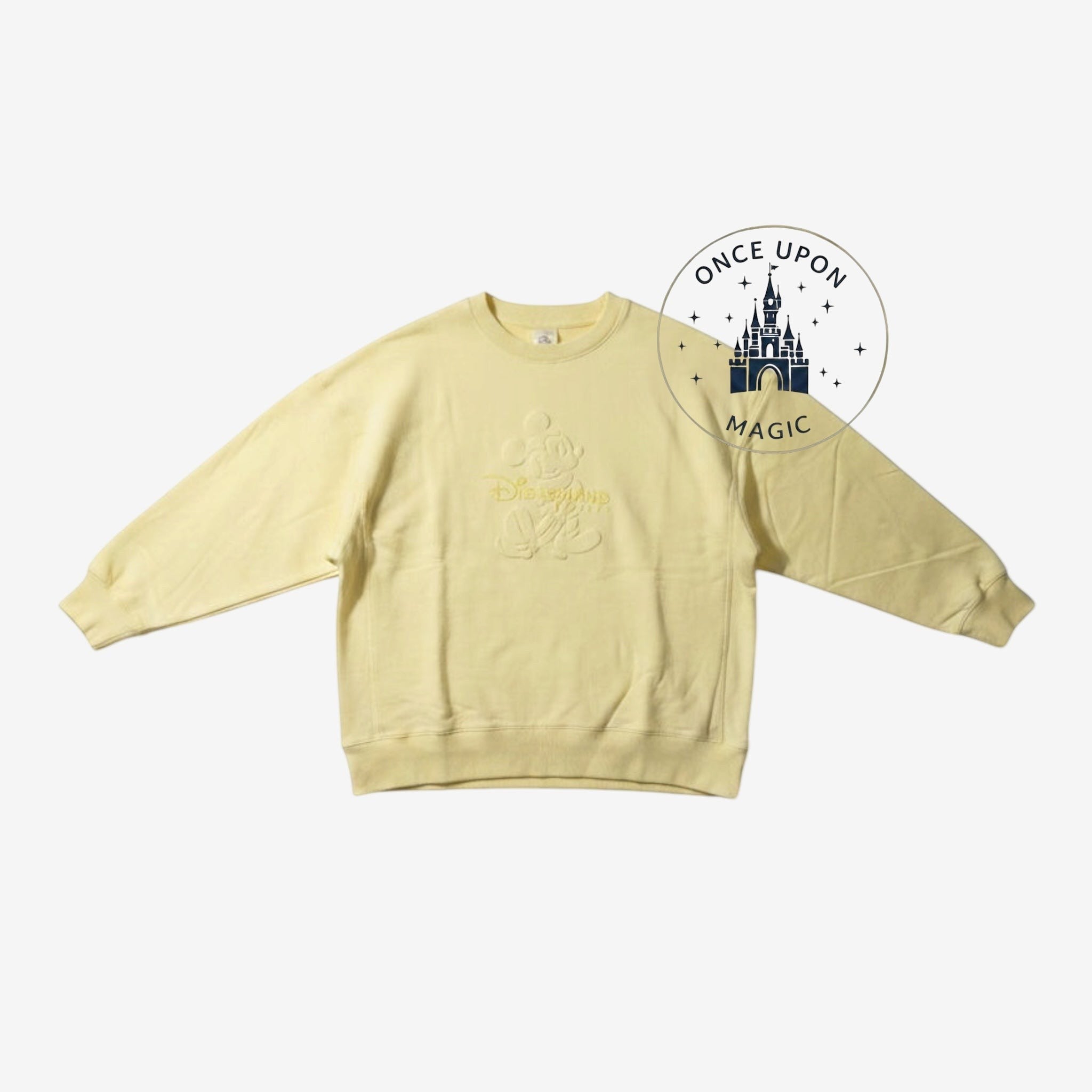 Sweat-shirt jaune Mickey Mouse Disneyland Paris – vue principale
