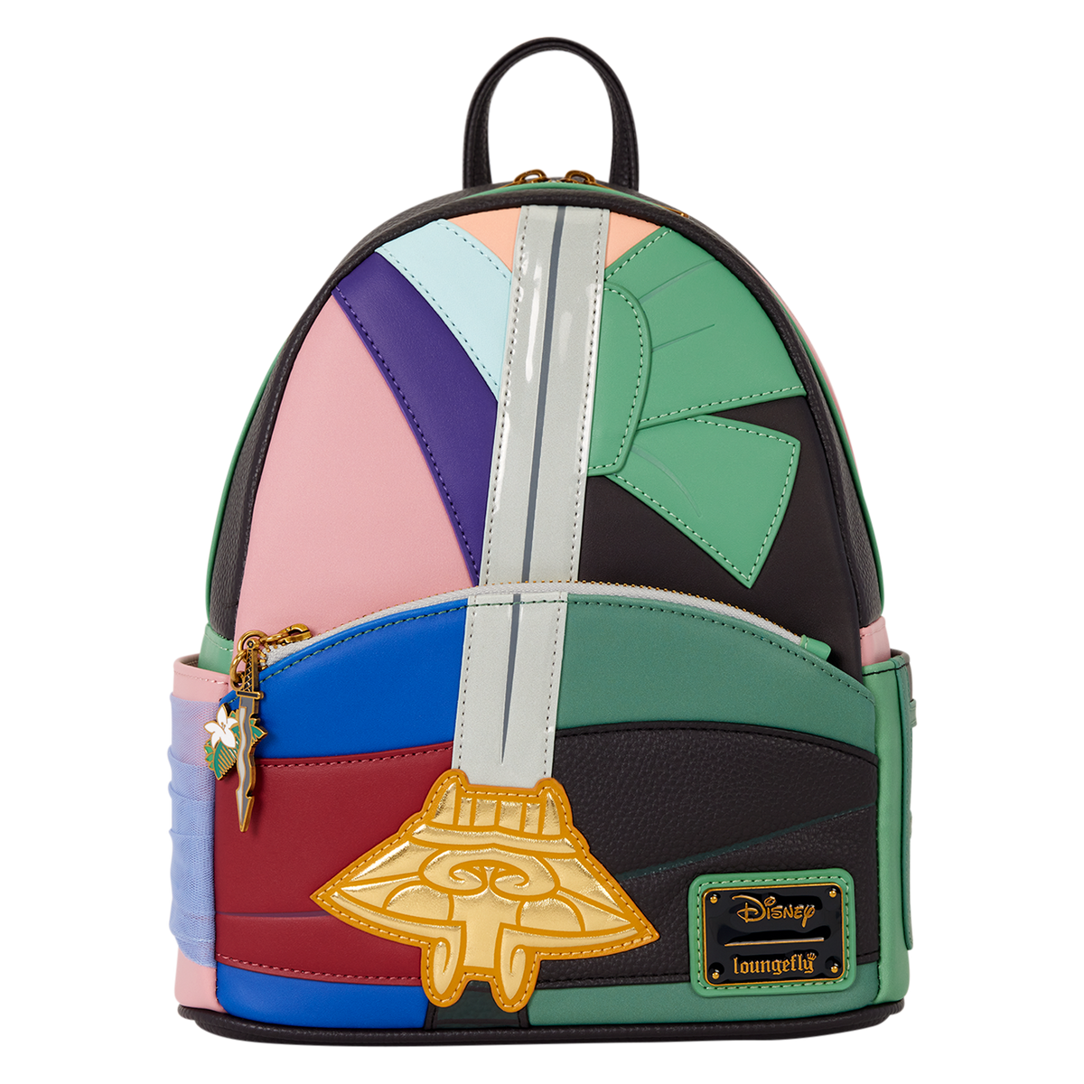 Mini sac à dos Loungefly Mulan Ping Cosplay – vue de face