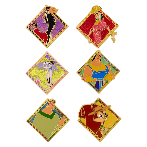 Boîte mystère Pin’s Kuzco l’Empereur Mégalo Loungefly – six modèles à collectionner