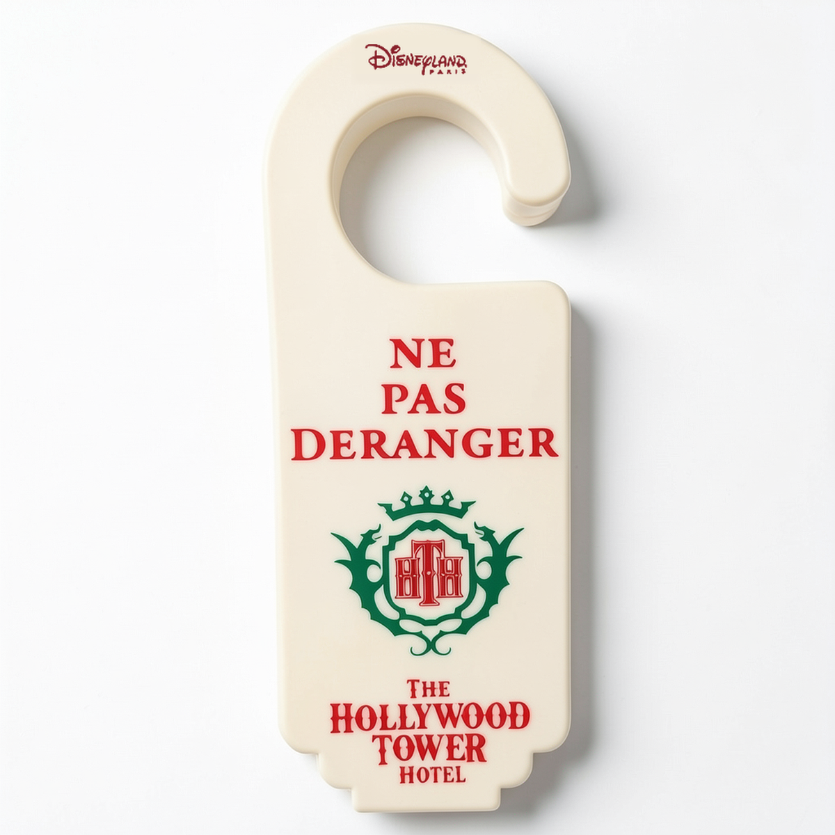 Accroche-porte Ne pas déranger Tour de la Terreur, vue studio retouchée
