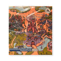 Affiche de collection Fun Map du Parc Disneyland – Disneyland Paris