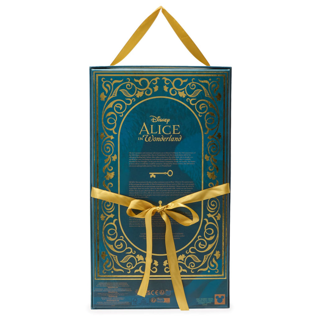 Dos de la boîte collector Alice au Pays des Merveilles