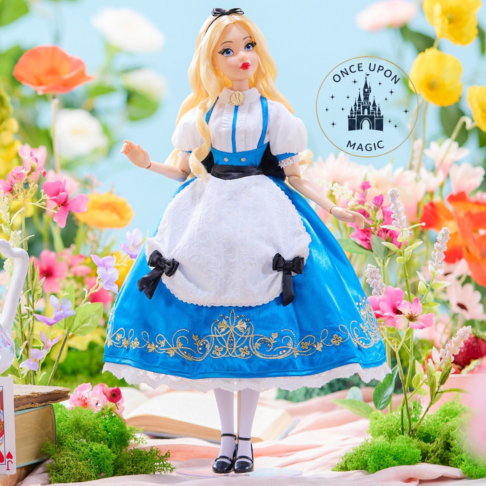 ディズニー　不思議の国のアリス　Alice ストール　ショール　レア　貴重　羽織 ふしぎの国のアリス』75周年 限定版ドール｜ディズニー – Once Upon Magic