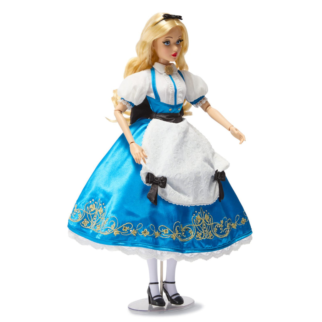 Poupée Alice édition limitée vue de trois quarts