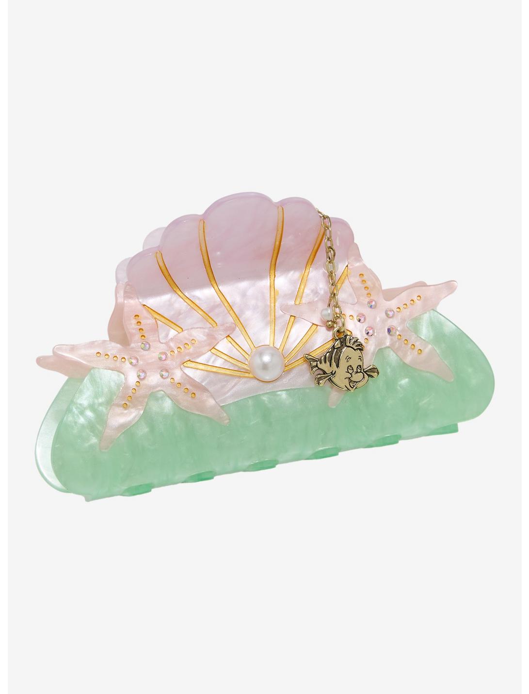 Pince à cheveux Ariel coquillage et Polochon – vue de côté