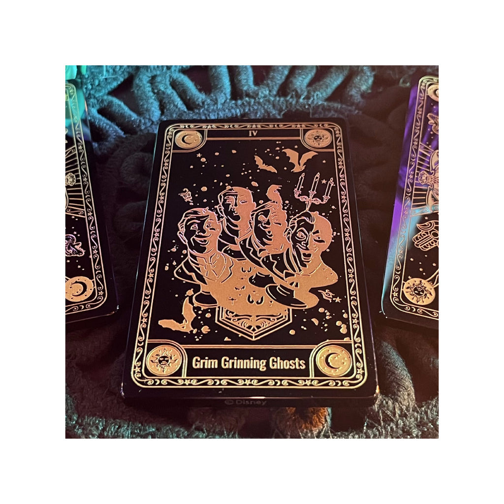 Carta dei tarocchi Arribas Grim Grinning Ghosts – carta ambientata