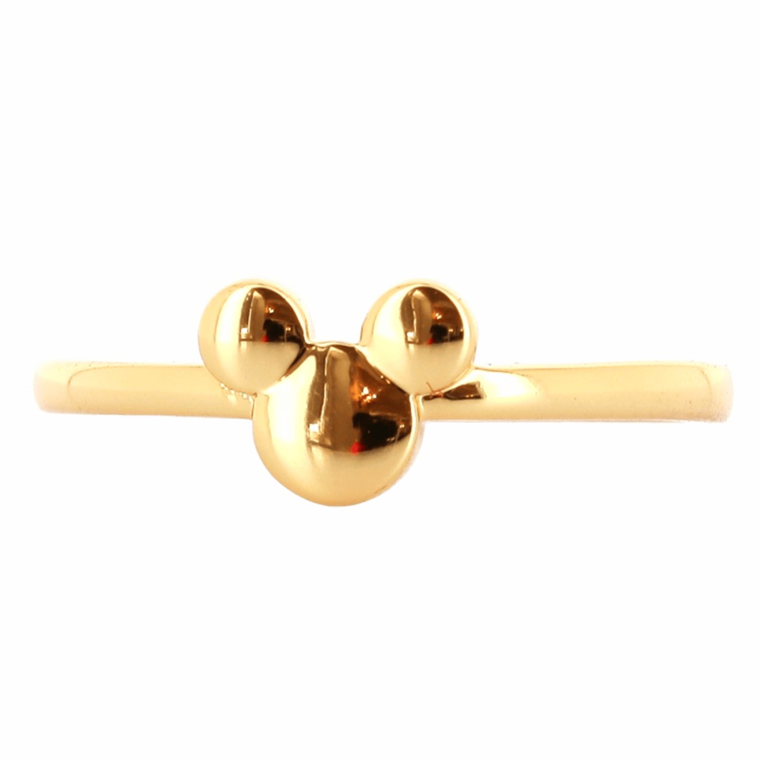 Bague Mickey Dorée — vue 2