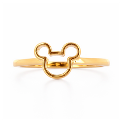 Bague Silhouette Mickey Dorée – Mickey Mouse