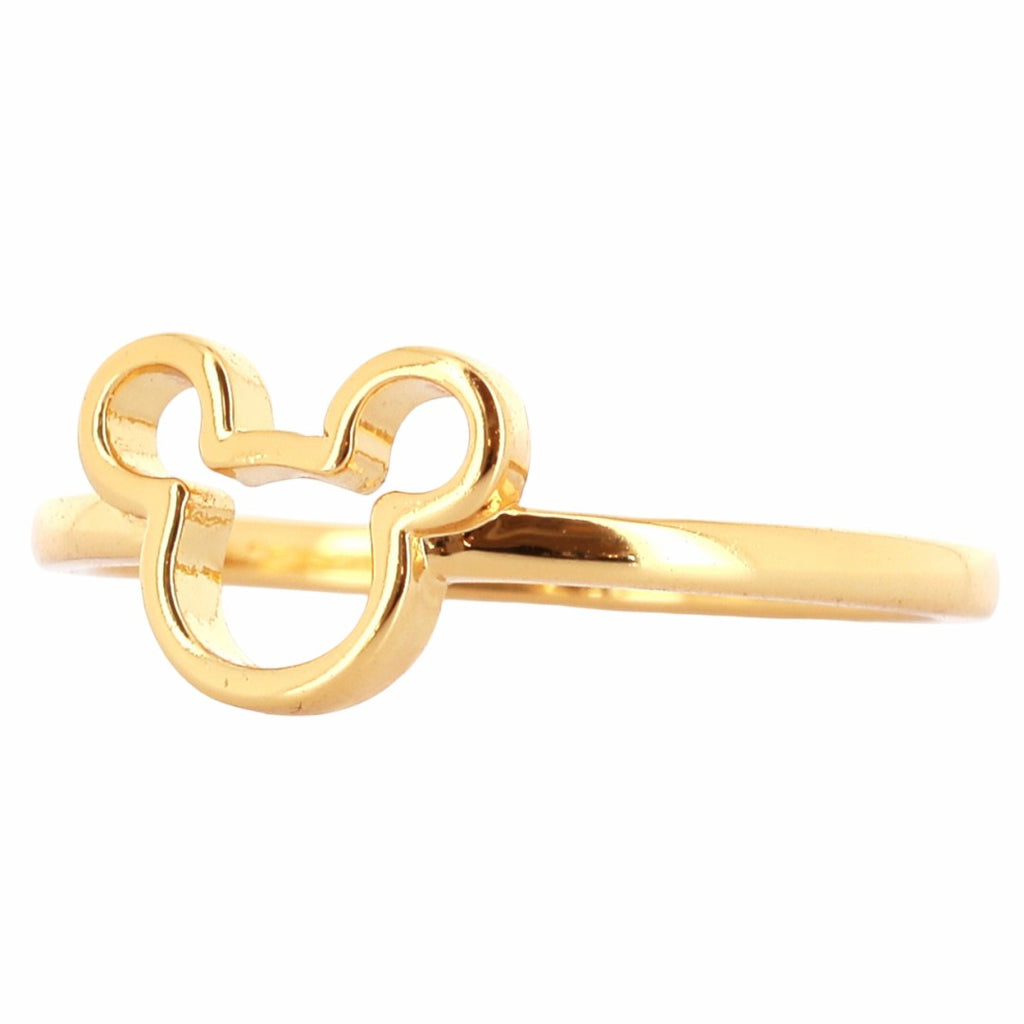Bague Silhouette Mickey Dorée — vue 3